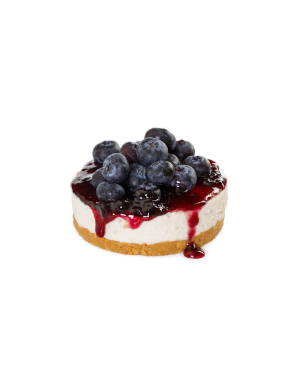 蓝莓蛋糕白底头像