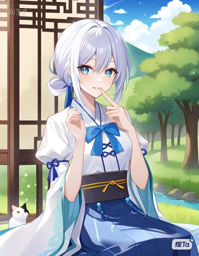 古风白毛雪茗羽