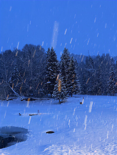 冬日背景图 蓝调背景图