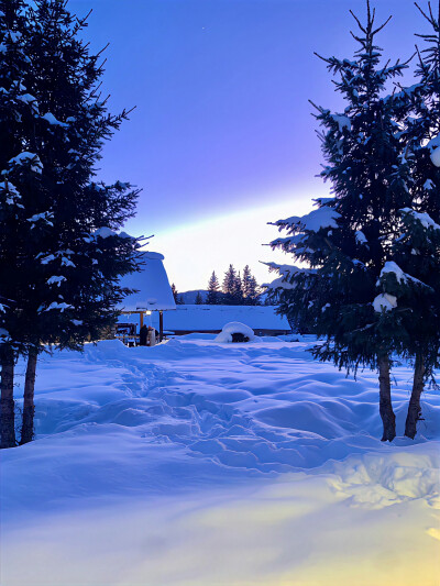 冬日背景图 蓝调背景图