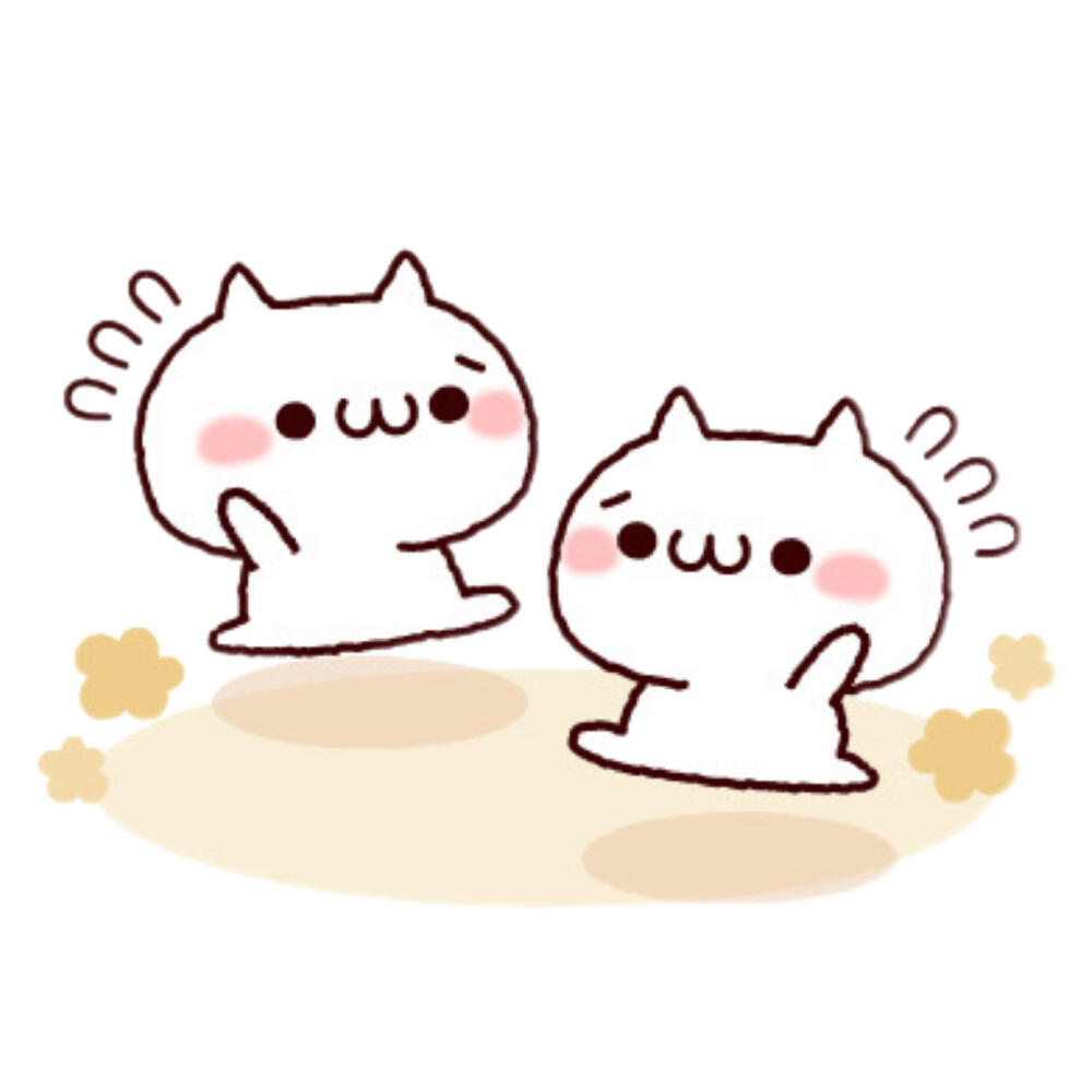 双人猫咪可爱头像