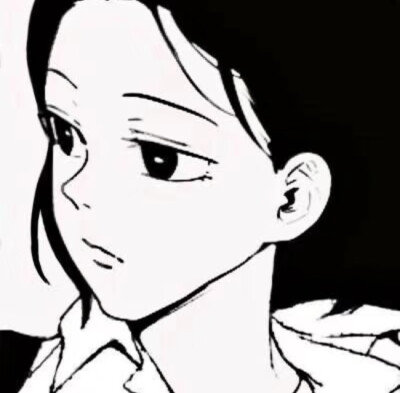 黑白动漫头像