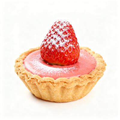 草莓甜品白底头像