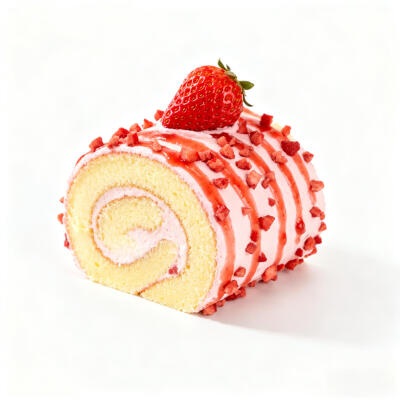 草莓甜品白底头像