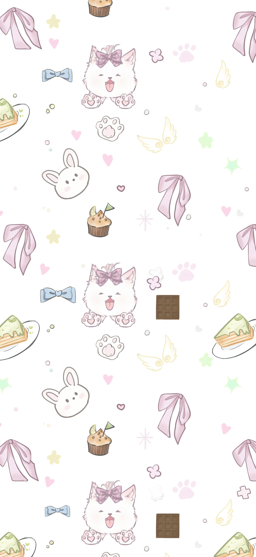 可爱卡通聊天背景图/壁纸！ ​​​