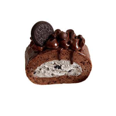 巧克力甜品白底