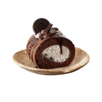 巧克力甜品白底