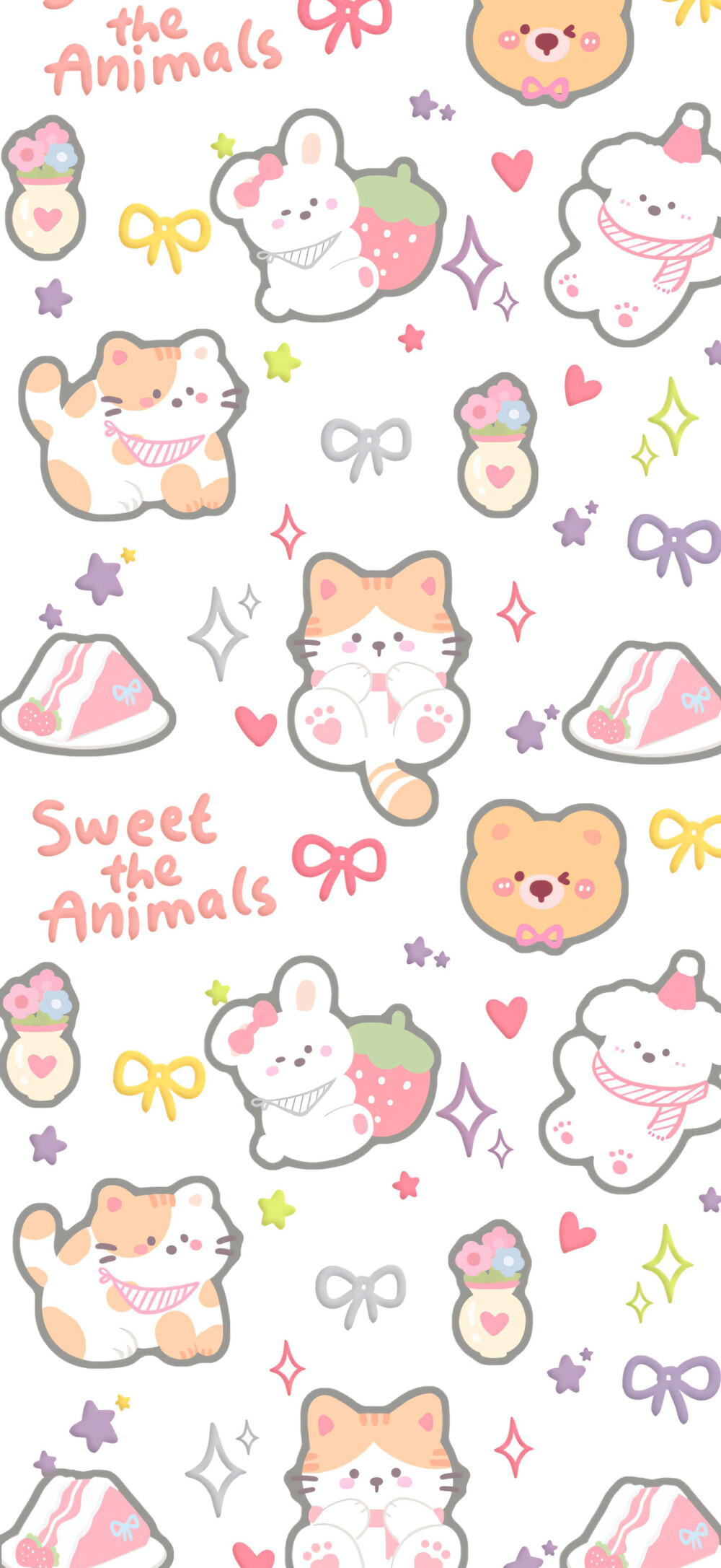 可爱卡通聊天背景图/壁纸！ ​​​