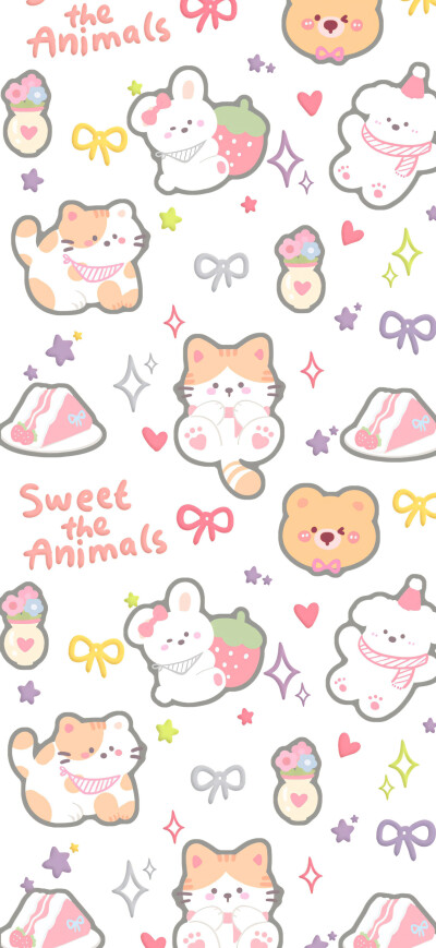 可爱卡通聊天背景图/壁纸！ ​​​