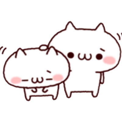 双人猫咪可爱头像
