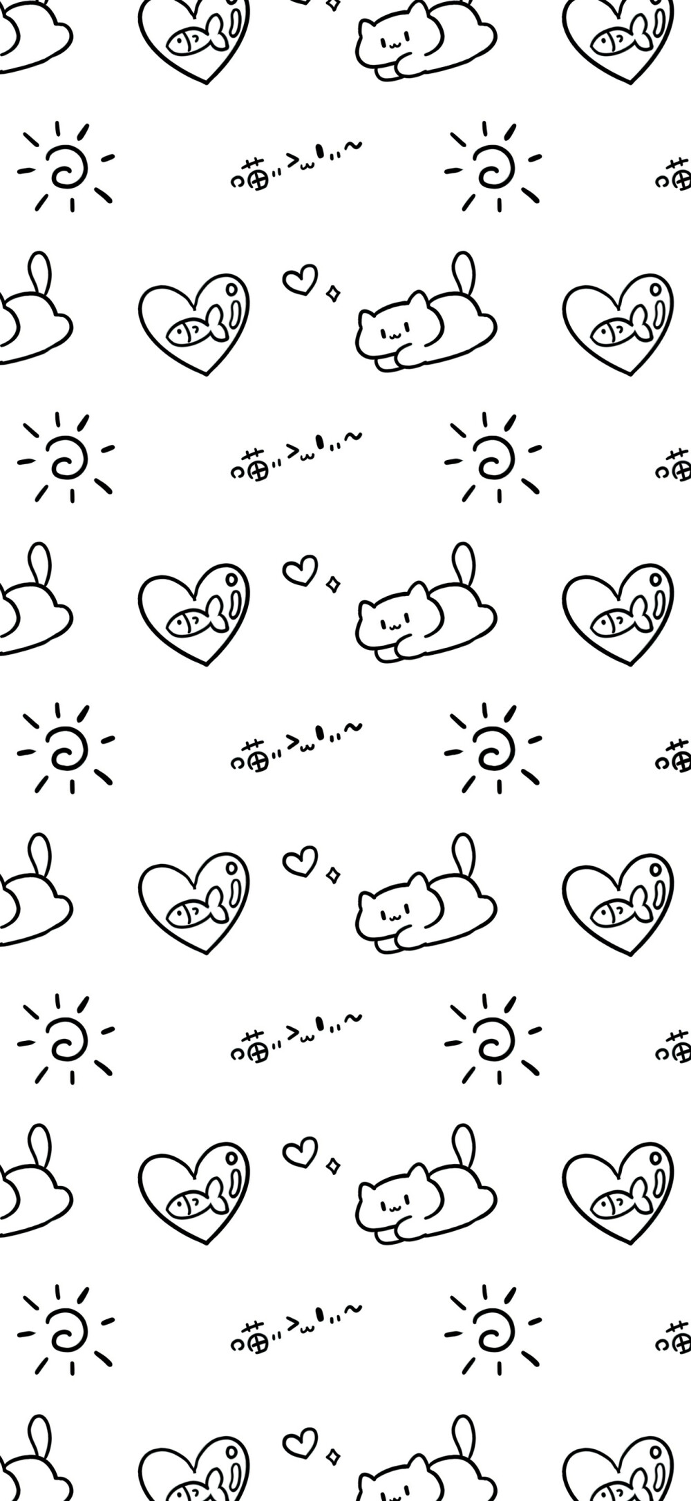 可爱卡通聊天背景图/壁纸！ ​​​