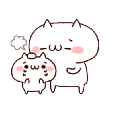 双人猫咪可爱头像