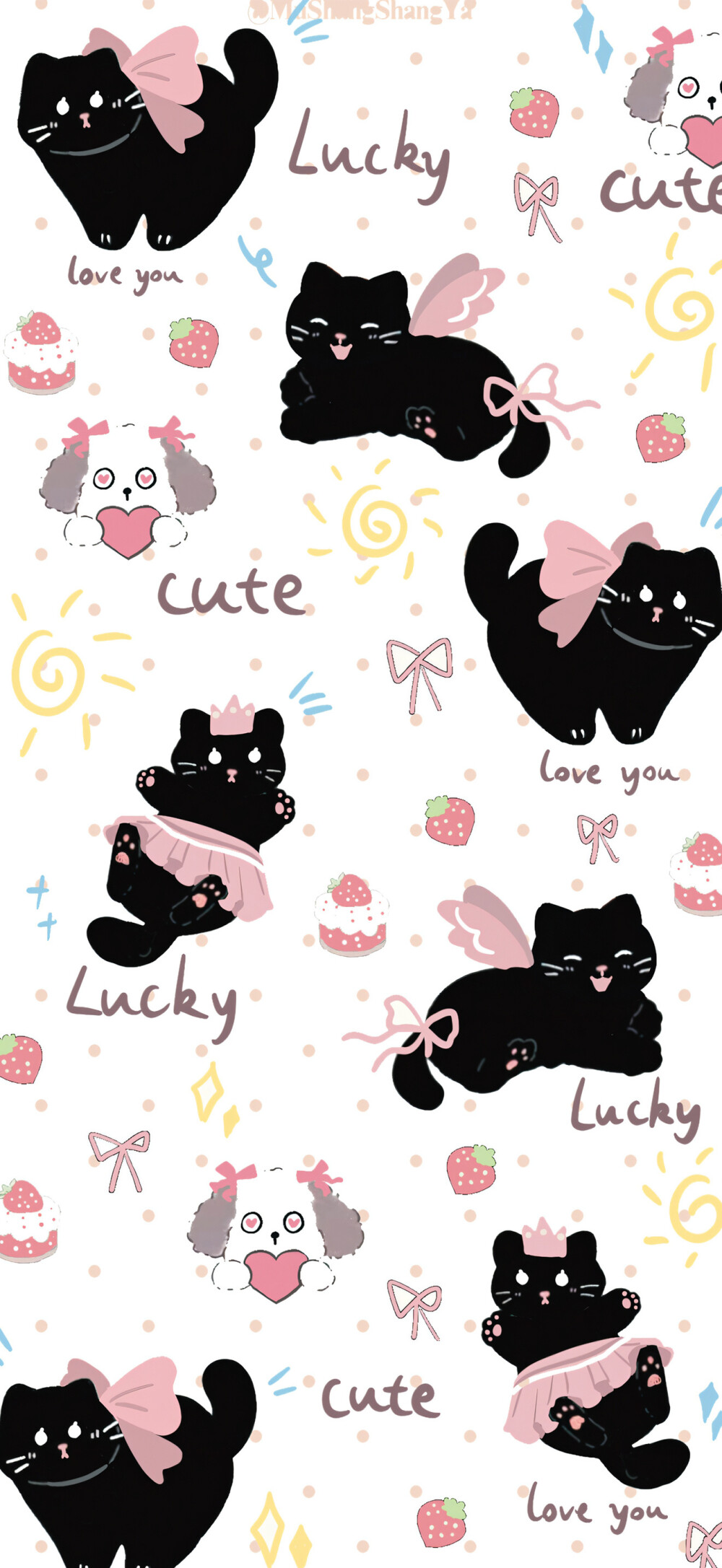 可爱卡通聊天背景图/壁纸！ ​​​