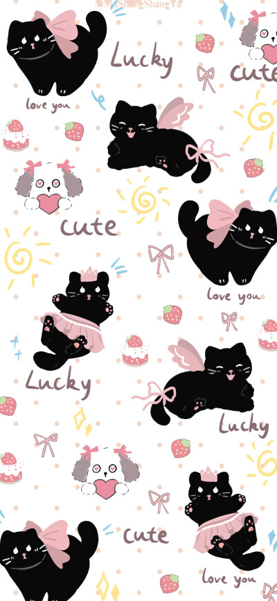 可爱卡通聊天背景图/壁纸！ ​​​