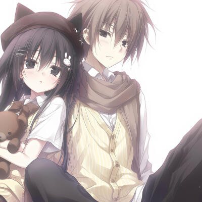 动漫情头男朋友女朋友情头动漫二次元可爱