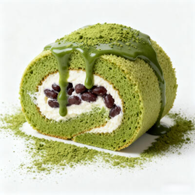 抹茶甜品白底头像
