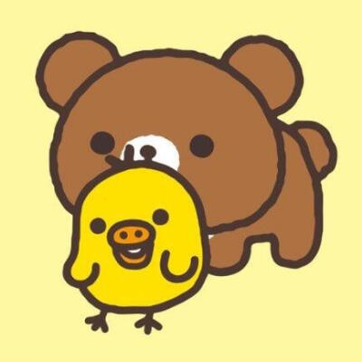 轻松熊茶小熊可爱头像