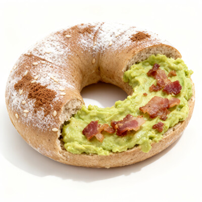 贝果面包白底头像