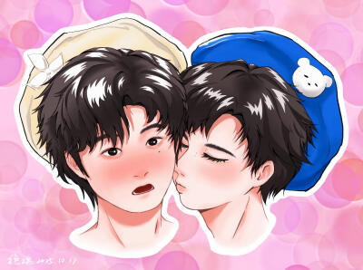 你把你弟弟钓成臭狗了！
贝雷帽萌死了