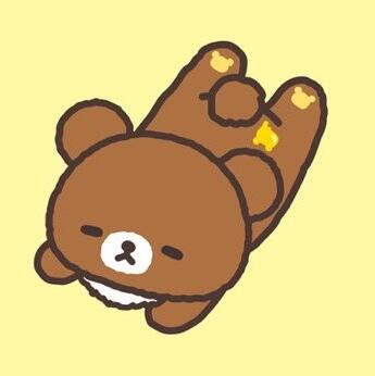轻松熊茶小熊可爱头像