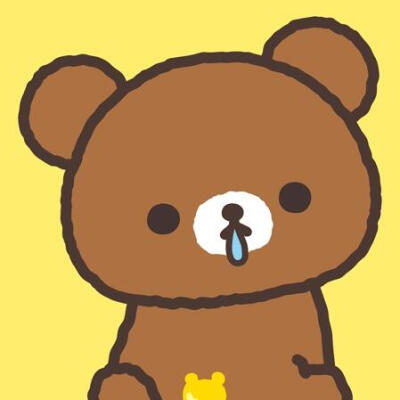 轻松熊茶小熊可爱头像