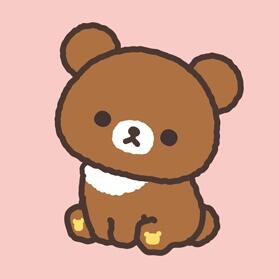轻松熊茶小熊可爱头像