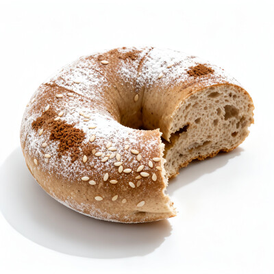 贝果面包白底头像