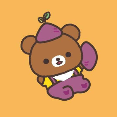 轻松熊茶小熊可爱头像