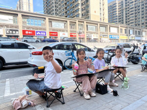 小学班  西部丽景写生