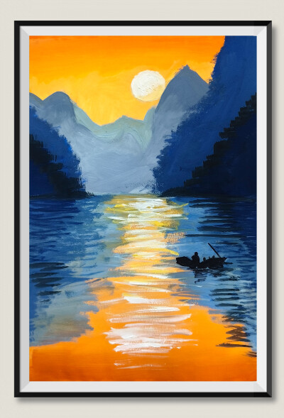 大师班·桂林山水
小学基础造型班《桂林山水》课后总结 25年9月13/14日
桂林山水甲天下，玉碧罗青意可参。本节课我们了解了桂林山水，并通过水粉形式表现出来。
通过观察图片，教师示范讲解，画面…