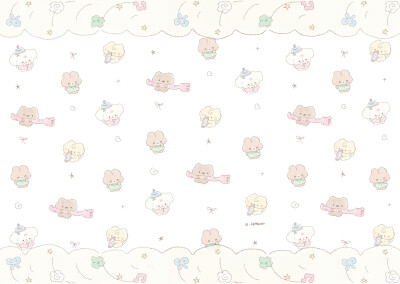 iPad 壁纸 套图 可爱 卡通