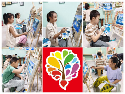 大师班·桂林山水
小学基础造型班《桂林山水》课后总结 25年9月13/14日
桂林山水甲天下，玉碧罗青意可参。本节课我们了解了桂林山水，并通过水粉形式表现出来。
通过观察图片，教师示范讲解，画面…