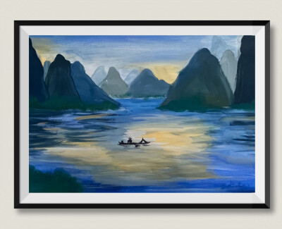 大师班·桂林山水
小学基础造型班《桂林山水》课后总结 25年9月13/14日
桂林山水甲天下，玉碧罗青意可参。本节课我们了解了桂林山水，并通过水粉形式表现出来。
通过观察图片，教师示范讲解，画面…