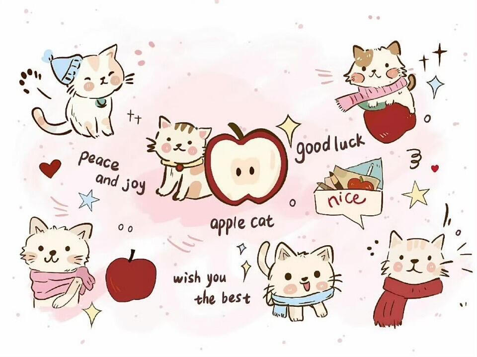 iPad 壁纸 套图 可爱 卡通