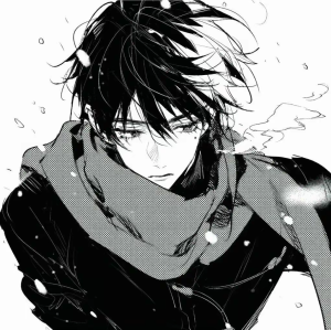 二次元 男头 黑白 帅气 图源网络 侵权删