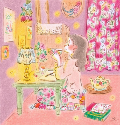 日本画家絵描き魔女，児玉恵理子。水溶彩铅清新少女风格。转载需署名！！！
作者见水印，转载需署名，不得商用。