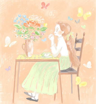 日本画家絵描き魔女，児玉恵理子。水溶彩铅清新少女风格。转载需署名！！！
作者见水印，转载需署名，不得商用。