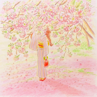 日本画家絵描き魔女，児玉恵理子。水溶彩铅清新少女风格。转载需署名！！！
作者见水印，转载需署名，不得商用。