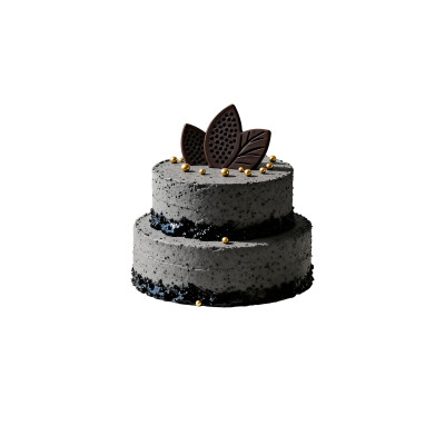 黑色系甜品白底头像