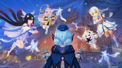 原神 剧情壁纸 博士快把血条亮出来