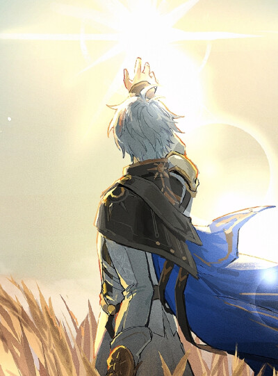 白厄 卡厄斯兰那
崩坏星穹铁道 画师未知（来源白厄日冕pv评论区）