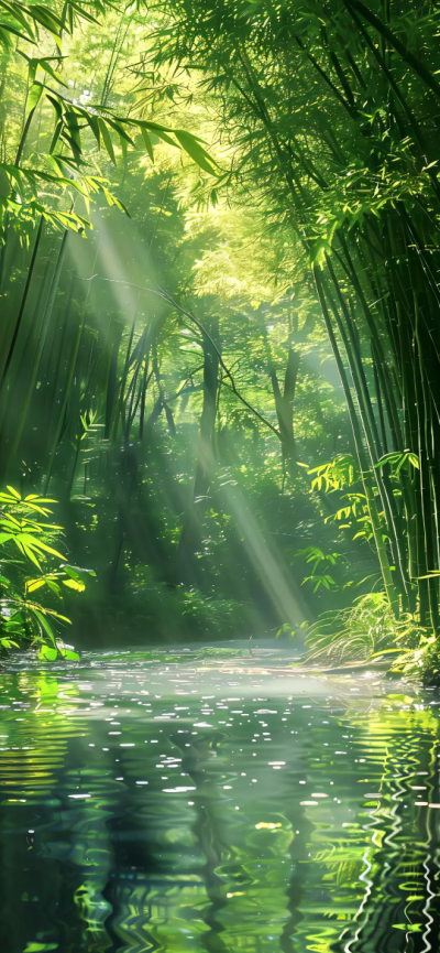 空心有节，柔韧生光。