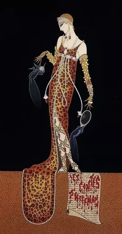 Romain de Tirtoff（1892年11月23日 - 1990年4月21日）是一名俄罗斯出生的法国艺术家和设计师，以假名Erté着称，法语发音为俄忒。他是一位多才多艺的二十世纪艺术家和设计师，在一系列领域蓬勃发展，包括时尚，珠宝…