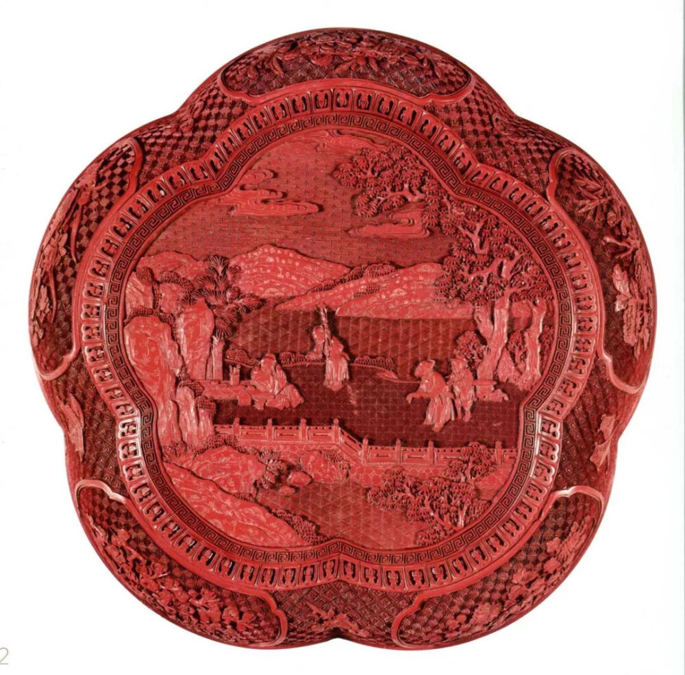 ▲ 清乾隆 剔红诗仙宝盒 故宫博物院藏