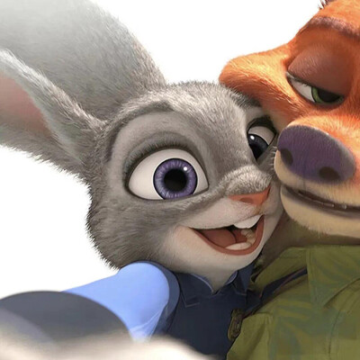 #疯狂动物城
#尼克狐尼克朱迪
#情侣头像
#可爱头像