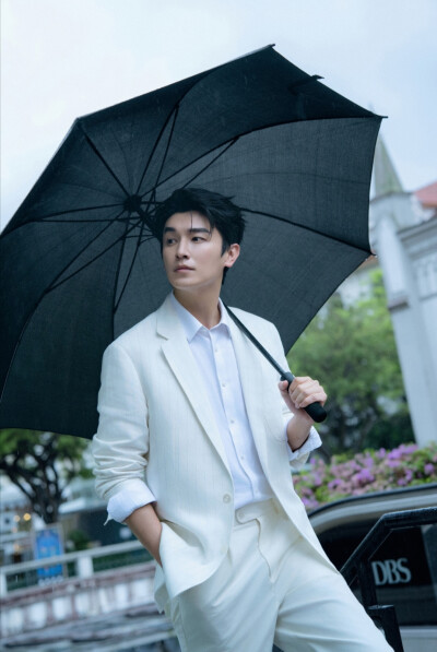 异国星光，雨中绽放