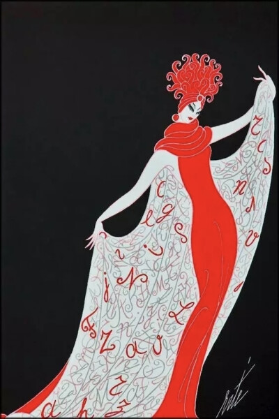 Romain de Tirtoff（1892年11月23日 - 1990年4月21日）是一名俄罗斯出生的法国艺术家和设计师，以假名Erté着称，法语发音为俄忒。他是一位多才多艺的二十世纪艺术家和设计师，在一系列领域蓬勃发展，包括时尚，珠宝…