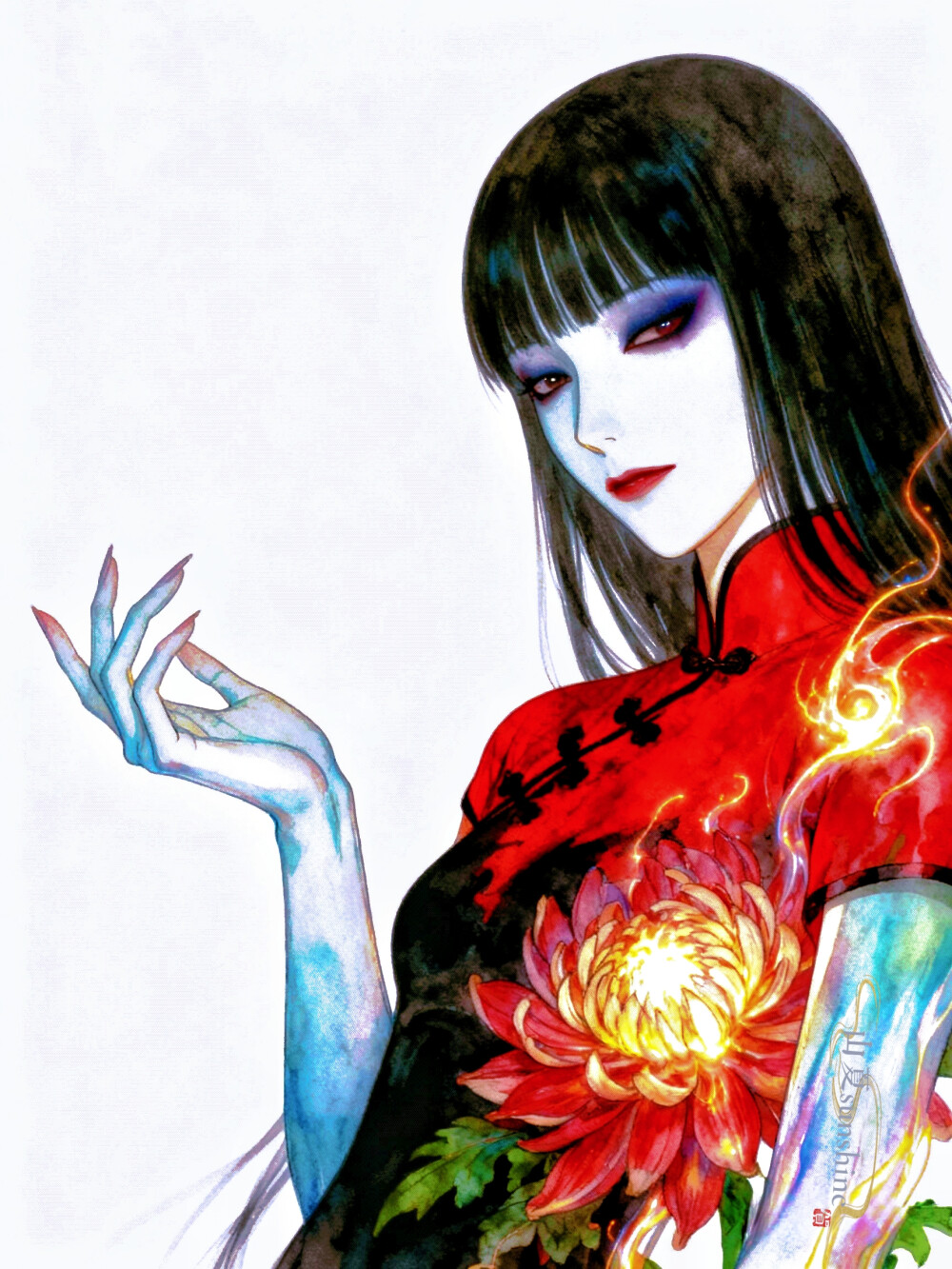 封面故事 |我不知道命运在低语着什么，我只是已听不见。#创作人计划#国漫国风#封面人物 #审美积累