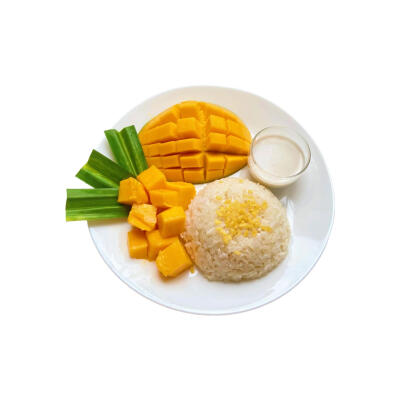 芒果糯米饭白底头像