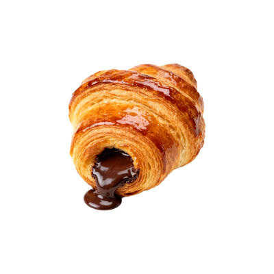 巧克力流心羊角包白底头像